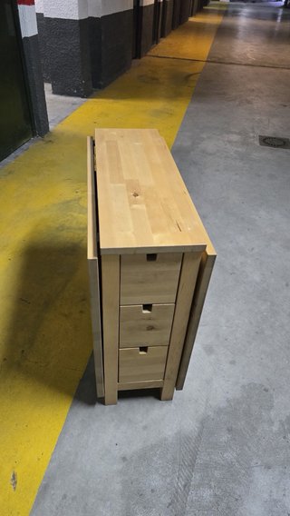 Mesa de cocina extensible madera Ikea