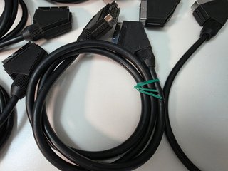 LOTE 6 CABLES EUROCONECTOR + MULTIPLICADOR