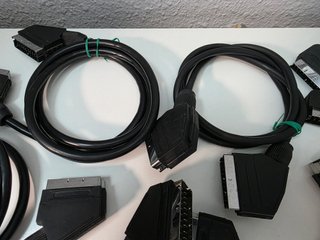 LOTE 6 CABLES EUROCONECTOR + MULTIPLICADOR