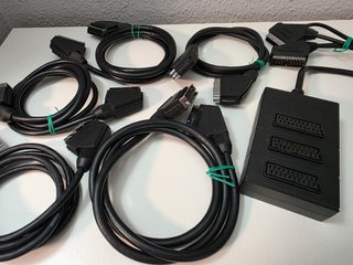 LOTE 6 CABLES EUROCONECTOR + MULTIPLICADOR