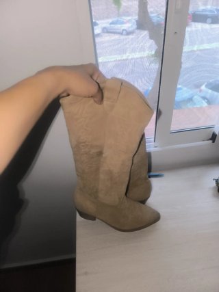 Botas cowboy beige