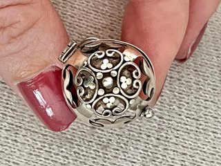 Llamador de ángeles plata