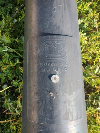 Farola Negra Hierro Coyba 370cm modelo Madrid