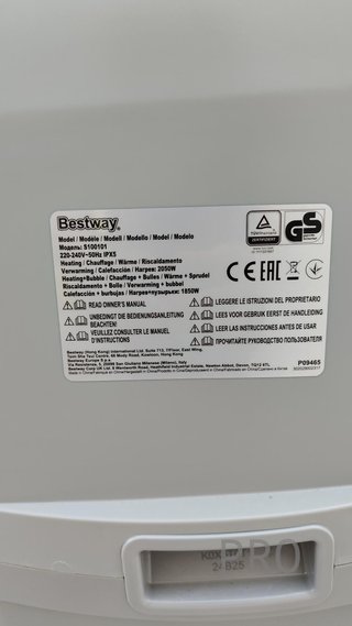 Spa Bestway 180x180x66cm