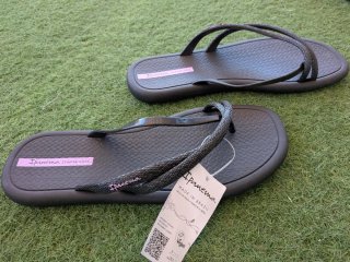 Sandalias Ipanema Meu Sol Talla 41/5 Negras/Morada