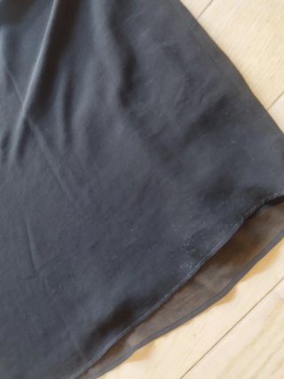 Camiseta tirantes Zara fluida negra