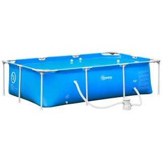 Piscina Desmontable Outsunny 252x152x65 cm