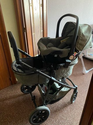 Carrito 3 en 1 gris