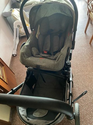 Carrito 3 en 1 gris