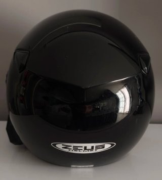 Casco Moto Jet Negro zeus