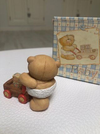 Figura Osito Forever Friends con Carro