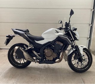 Honda CB500F Naked Blanca y Negra