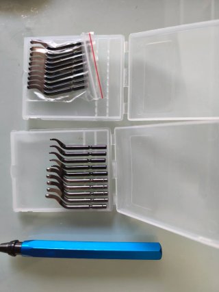 Herramienta desbarbado manual + 20 cuchillas