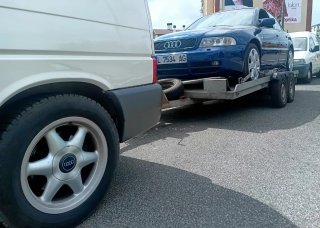 Se alquila remolque carro plataforma portacoches