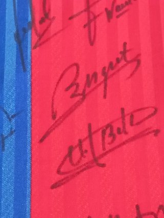 Camiseta FC Barcelona Meyba 1992 Firmada