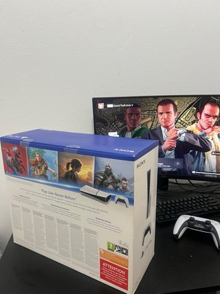 PlayStation 5 Slim Blanca con lector de de discos
