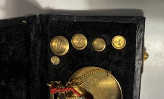 Balanza de precisión con estuche y pesas