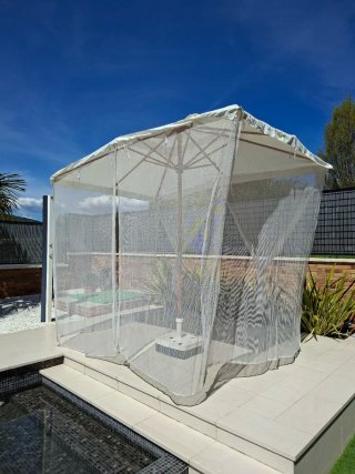 Sombrilla toldo con mosquitero