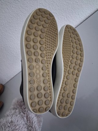 Zapatillas Ecco Talla 41 Piel Negra