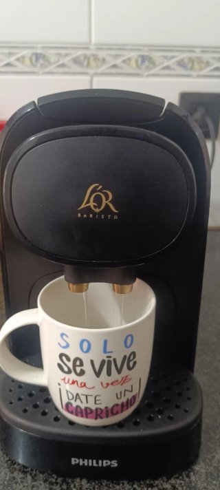 Cafetera Cápsulas Philips L'or Negra
