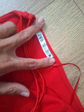 Body Zara Rojo Mujer