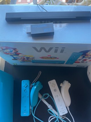 Consola Wii Edición Especial Azul Mario & Sonic