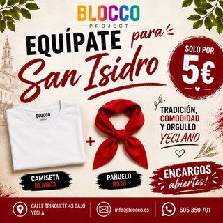 Pack San Isidro: Camiseta y Pañuelo