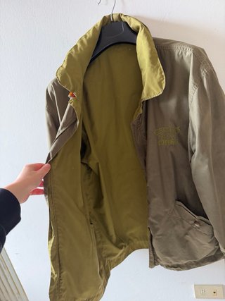 Zara Cappotto Uomo Verde