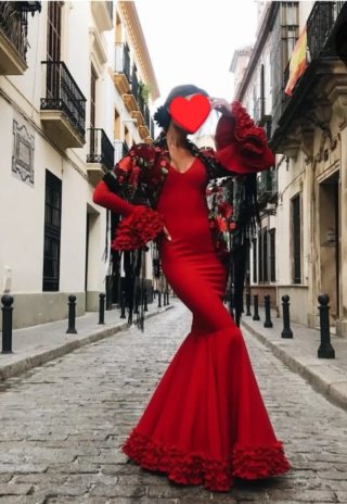 Traje de flamenca Sibilina