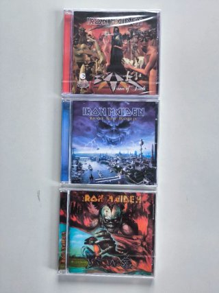CDs y DVDs Metallica Iron Maiden