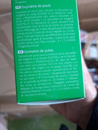 Oximetro pulsiometro Medisana PM 100 NUEVO