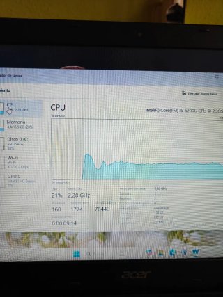 Portatile Acer 15.6 Nero