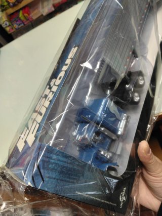 Fast & Furious camión tráiler azul 1:43