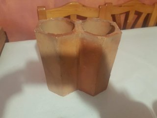 Botellero apilable terracota