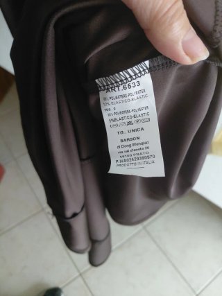 Abito lungo marrone elegante