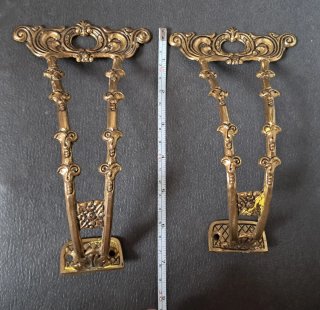 Recoge cortinas bronce