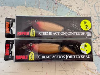 Lote 2 señuelos Rapala XRap Jointed Shad XJS13 110