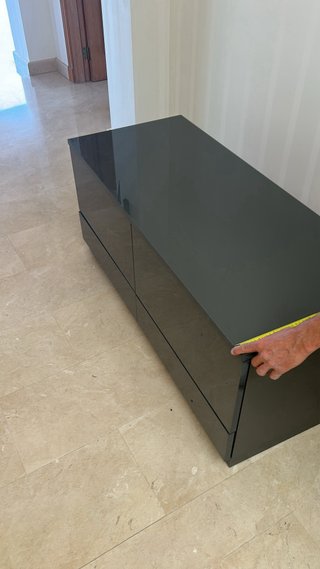 Mueble moderno madera color gris
