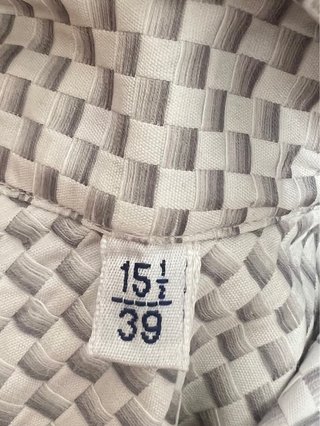 Camisa italiana Mastei Ferretti gris y blanca