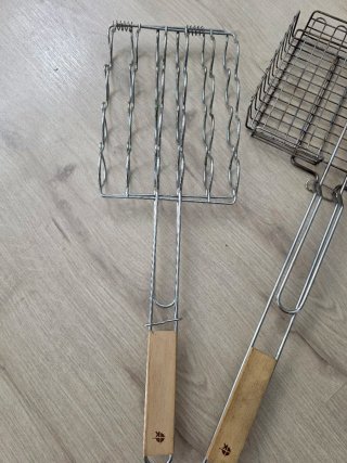 Juego de 3 parrillas para barbacoa