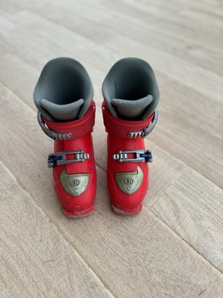 Botas de esquí Tecnica niño rojas