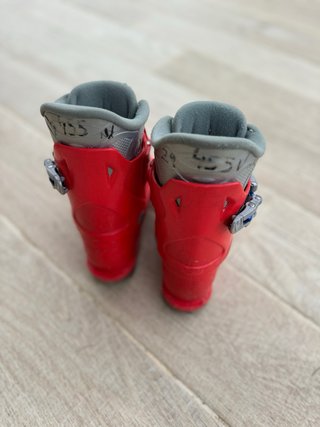 Botas de esquí Tecnica niño rojas