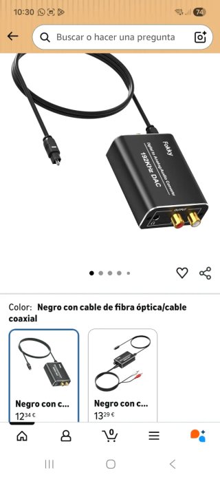Pack 2 Conversores Digital-Analógico Techole