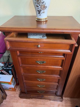 Mueble cajonera de madera