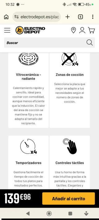 Vitrocerámica Valberg Nueva