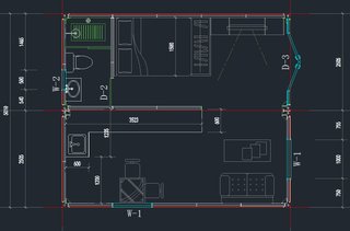 Casa modular prefabricada plegable