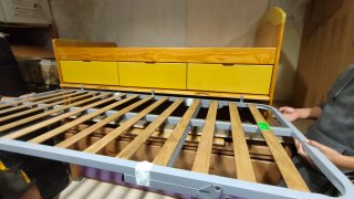Cama nido de madera pino con cajones 640513971