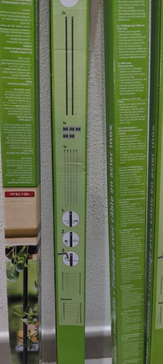 Kit Soporte Plantas Windhager Acero 100x118cm