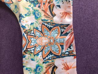 Top bikini estampado floral talla XS/S