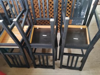 Mesa comedor Ikea extensible 140x80 a 2,20+ 6 sill